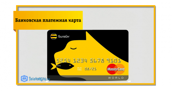 Банковская платежная карта Билайн MasterCard Банковская платежная карта Билайн MasterCard