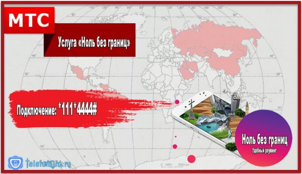 Ноль без границ &mdash; МТС опция для роуминга